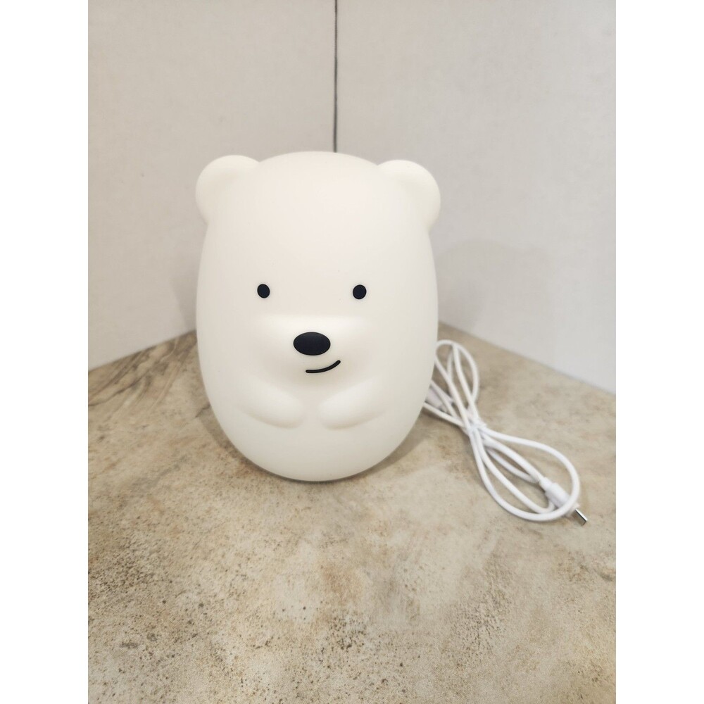 LumiPet LED Night Light Benny the Bear Touch Control Silicone Tested Works